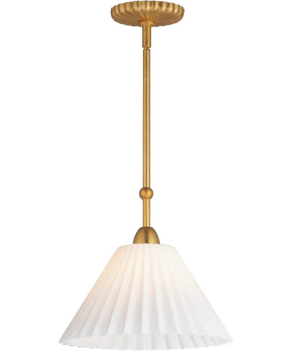Kismet 1-Light Pendant Gold Leaf