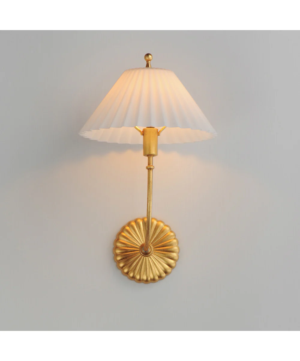 Kismet 1-Light Wall Sconce Gold Leaf - Image 3