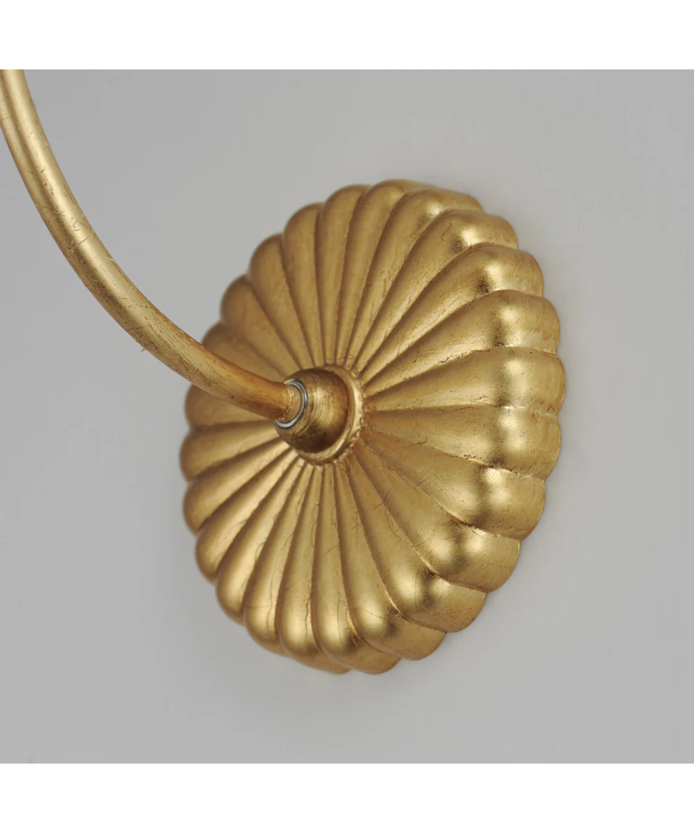 Kismet 1-Light Wall Sconce Gold Leaf - Image 6