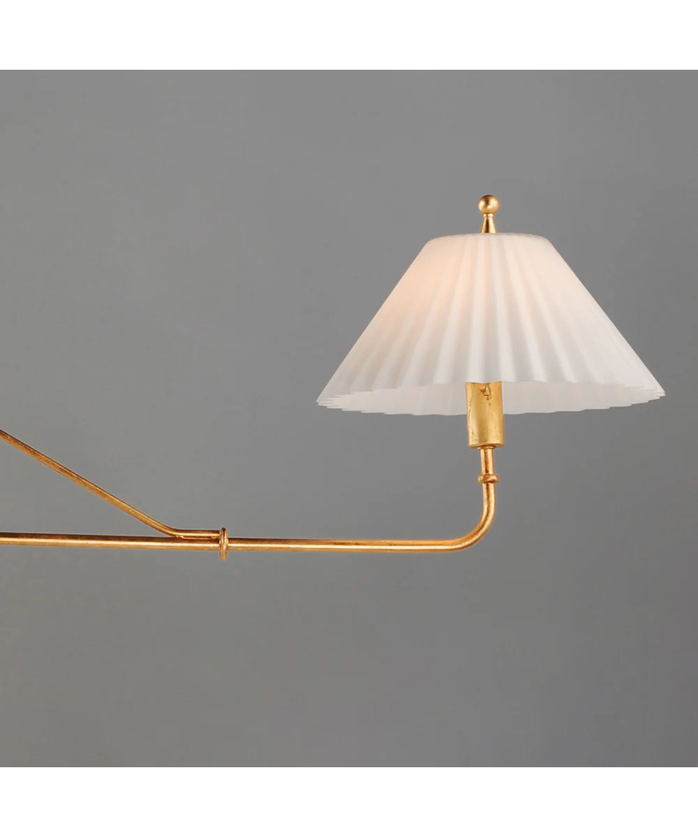 Kismet 2-Light Pendant Gold Leaf - Image 5