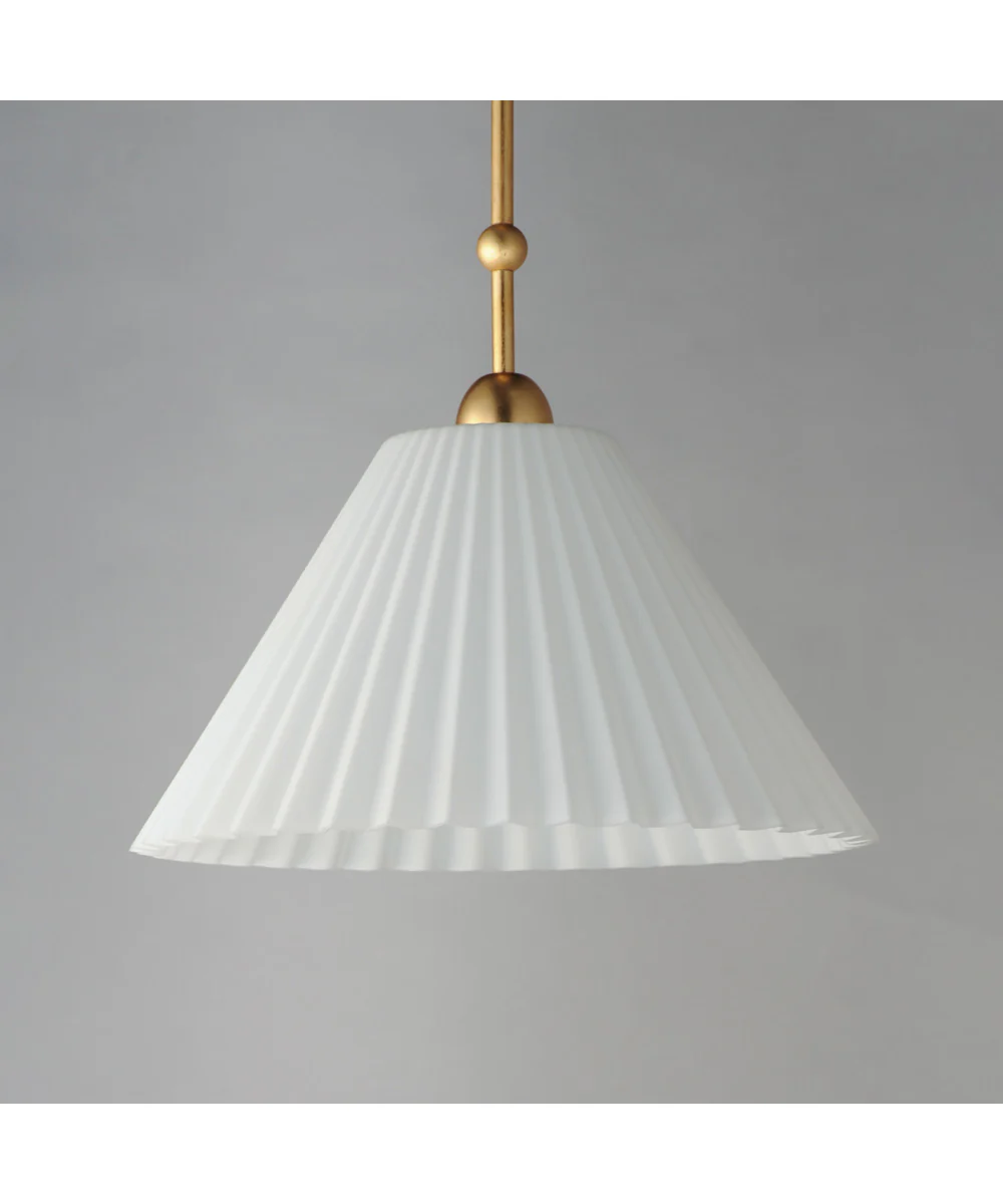 Kismet 20 inch Pendant Gold Leaf - Image 3