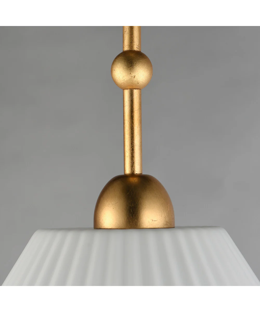 Kismet 20 inch Pendant Gold Leaf - Image 5
