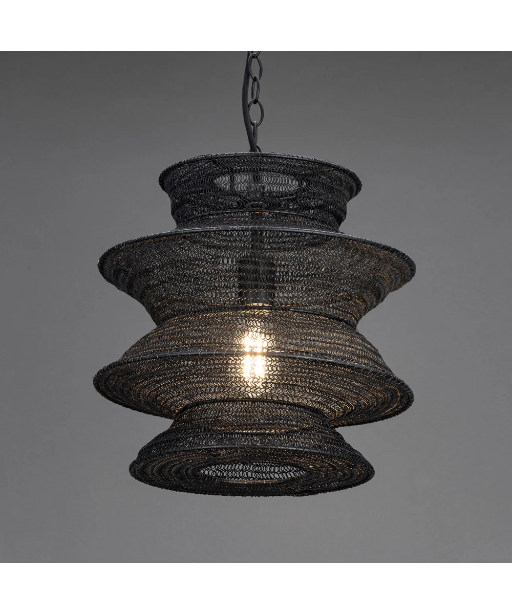 Krabi 1-Light Pendant Black - Image 5