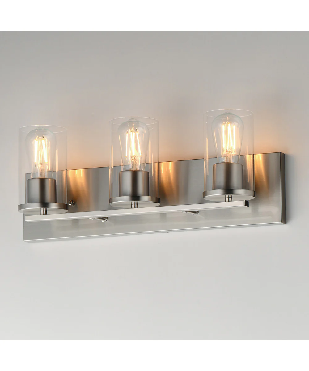 Lateral 3-Light Bath Vanity Satin Nickel - Image 4