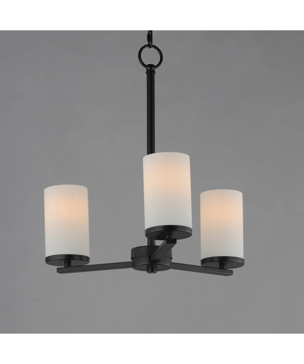 Lateral 3-Light Chandelier Black - Image 4