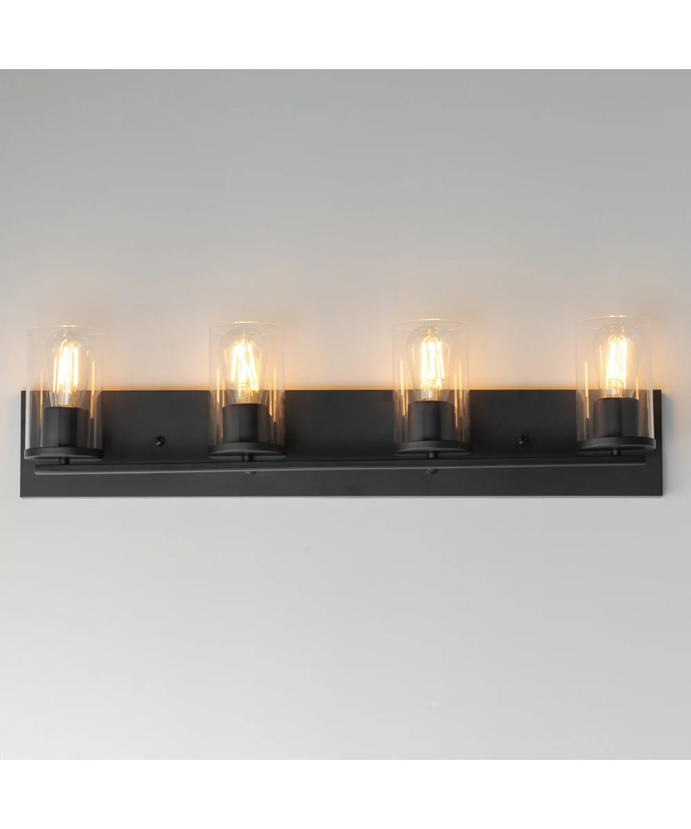 Lateral 4-Light Bath Vanity Black - Image 3