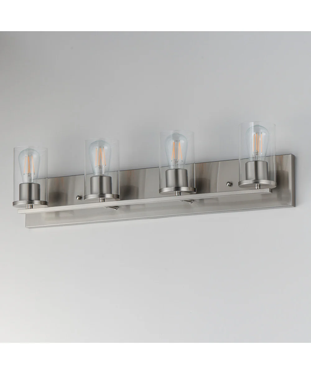 Lateral 4-Light Bath Vanity Satin Nickel - Image 4