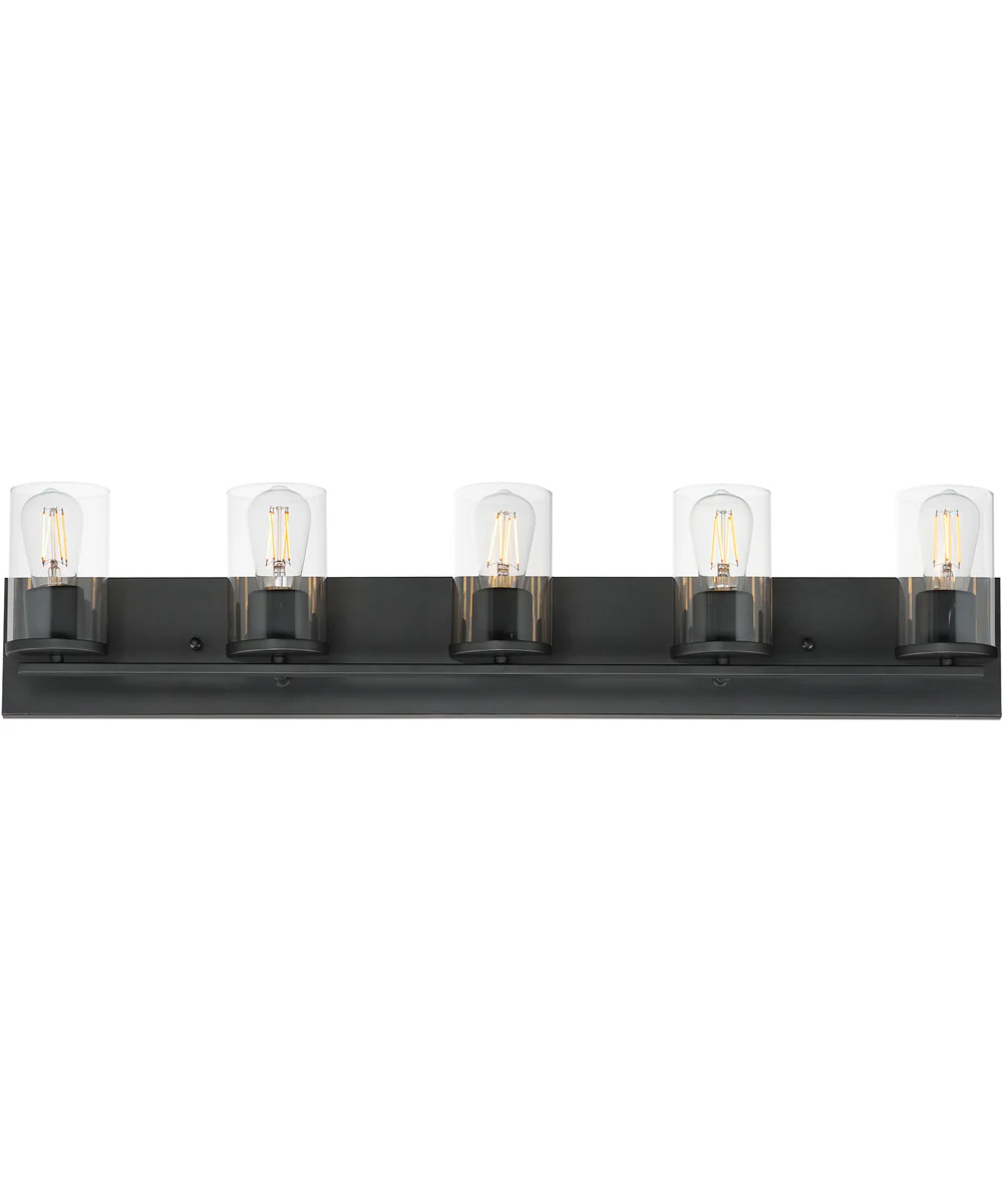 Lateral 5-Light Bath Vanity Black
