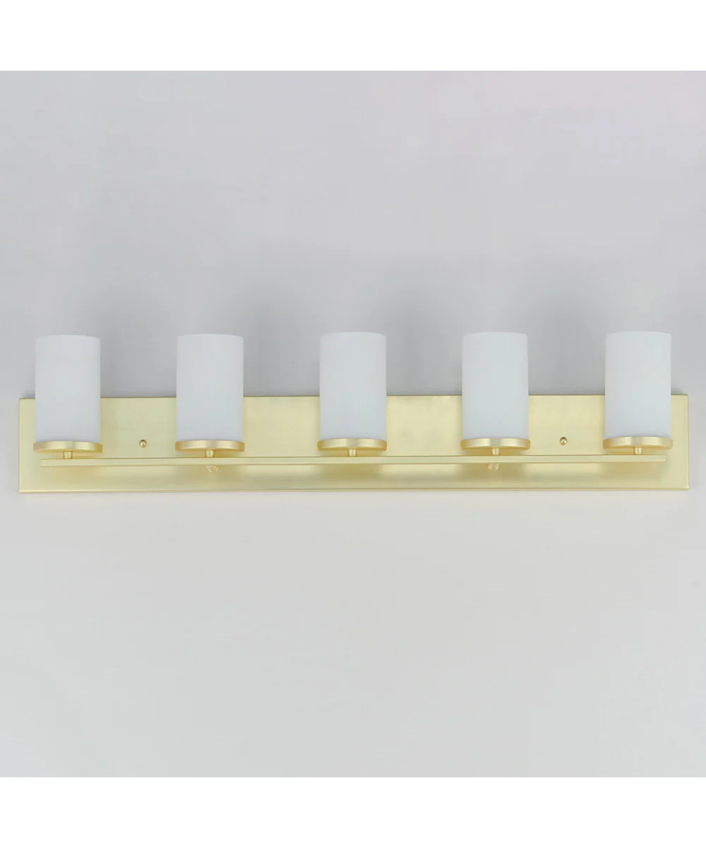 Lateral 5-Light Bath Vanity Satin Brass - Image 2