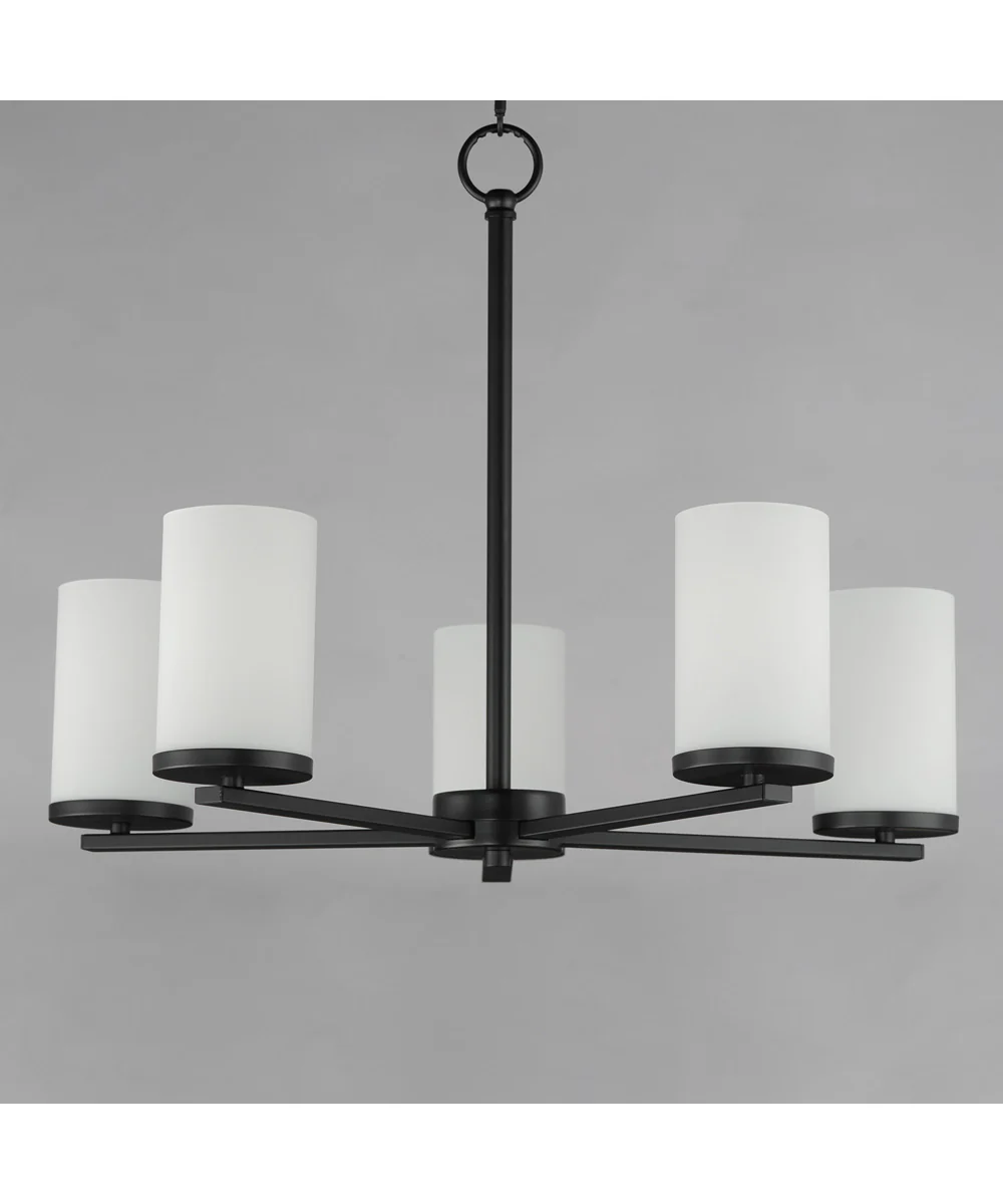 Lateral 5-Light Chandelier Black - Image 3