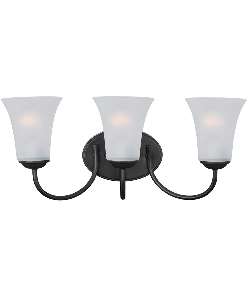 Logan 3-Light Bath Vanity Black
