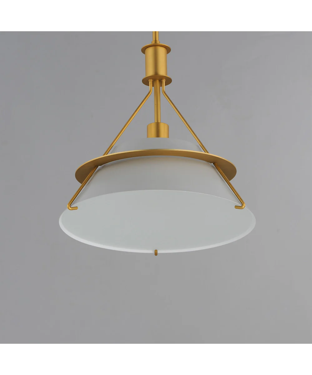 Lucas 1-Light Pendant Natural Aged Brass - Image 4