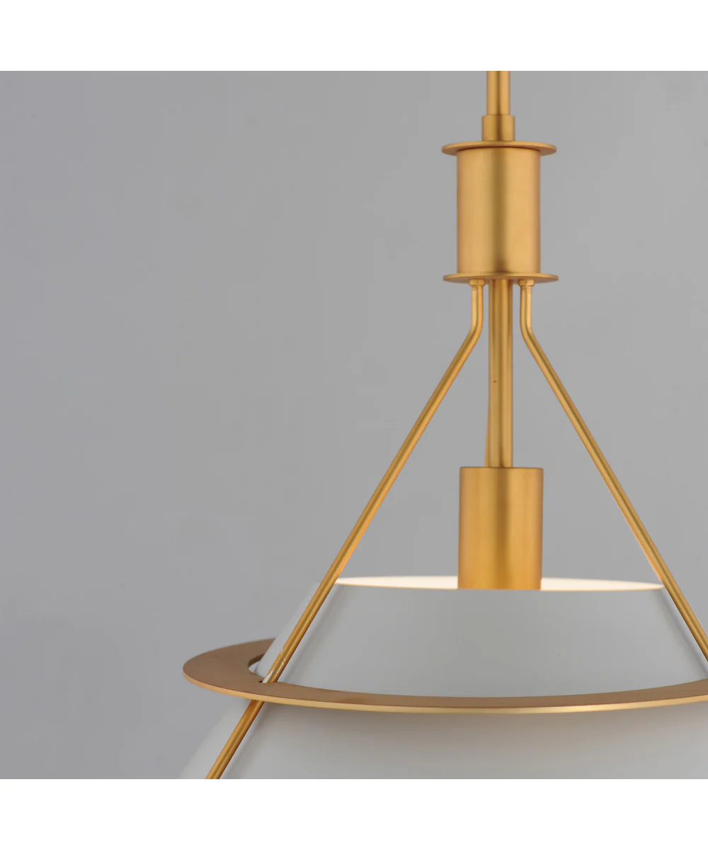 Lucas 1-Light Pendant Natural Aged Brass - Image 6