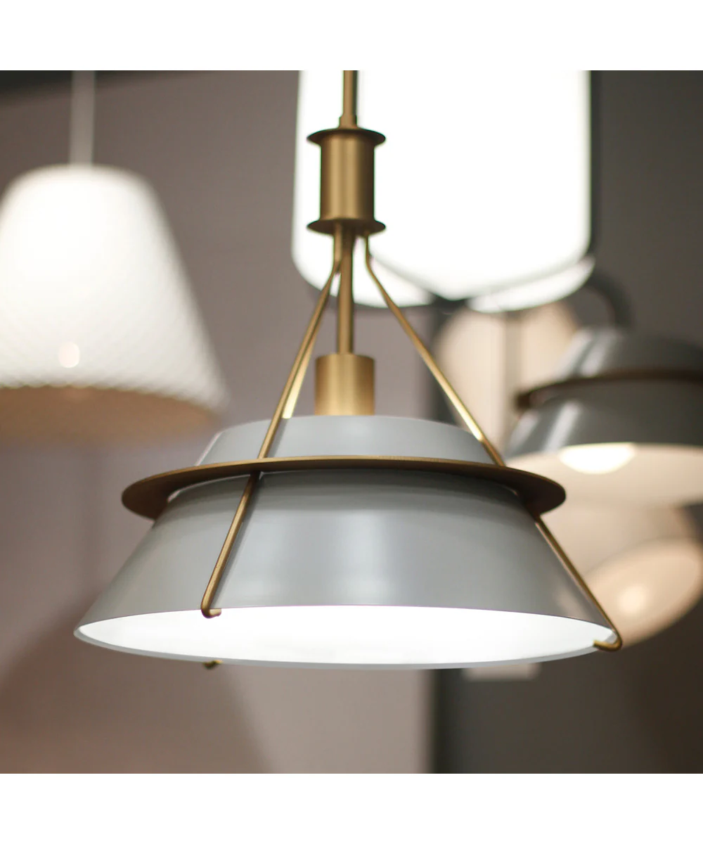 Lucas 1-Light Pendant Natural Aged Brass - Image 7