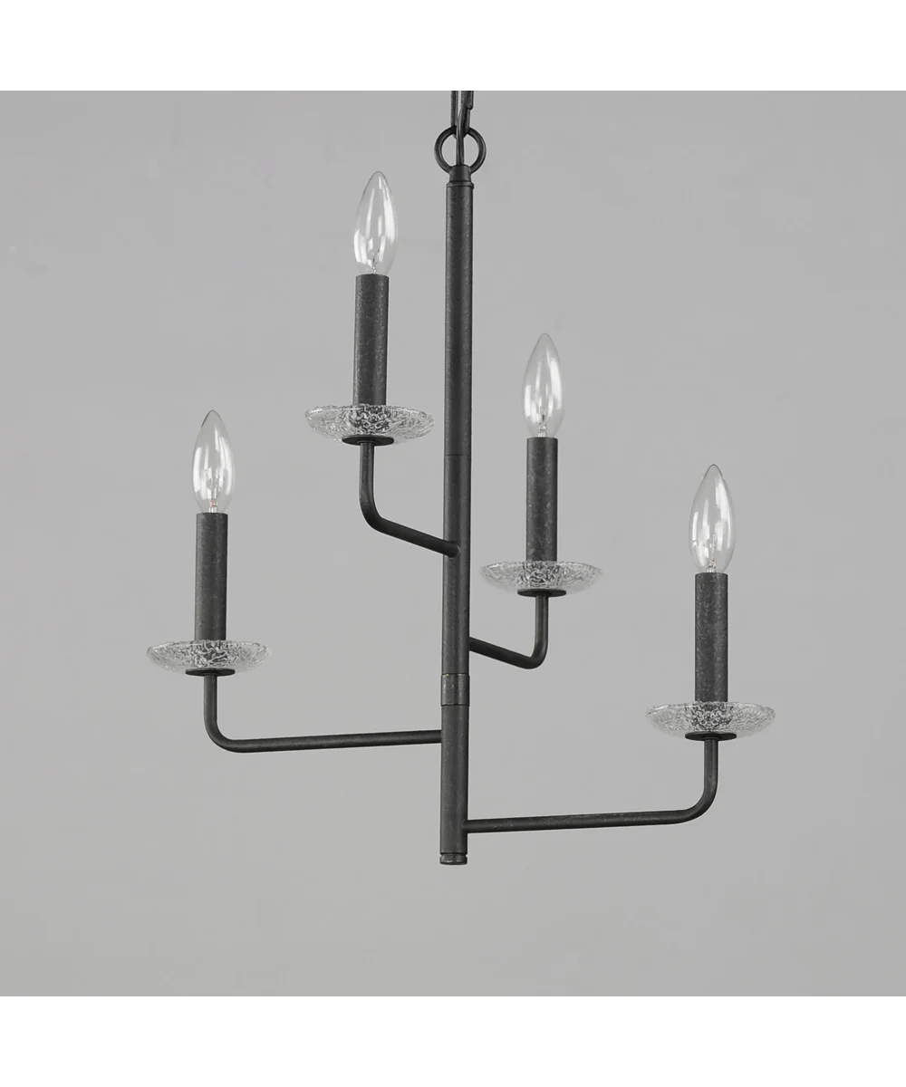 Madeira 4-Light Chandelier Anthracite - Image 3