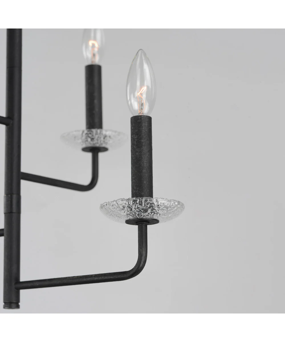 Madeira 4-Light Chandelier Anthracite - Image 4