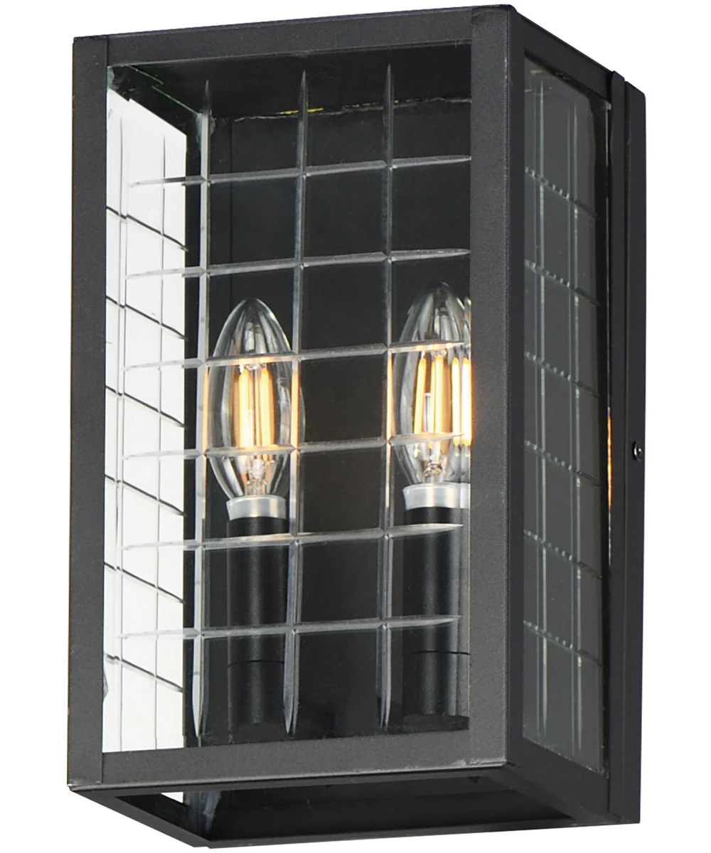 Magnus 2-Light Pocket Sconce Black