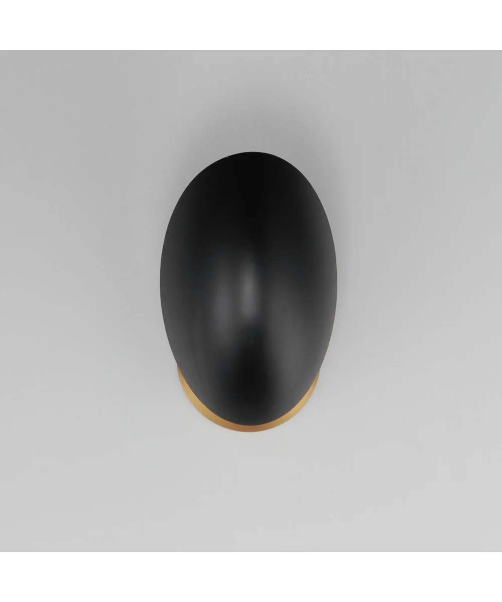Maris Wall Sconce Black / Natural Aged Brass - Image 2