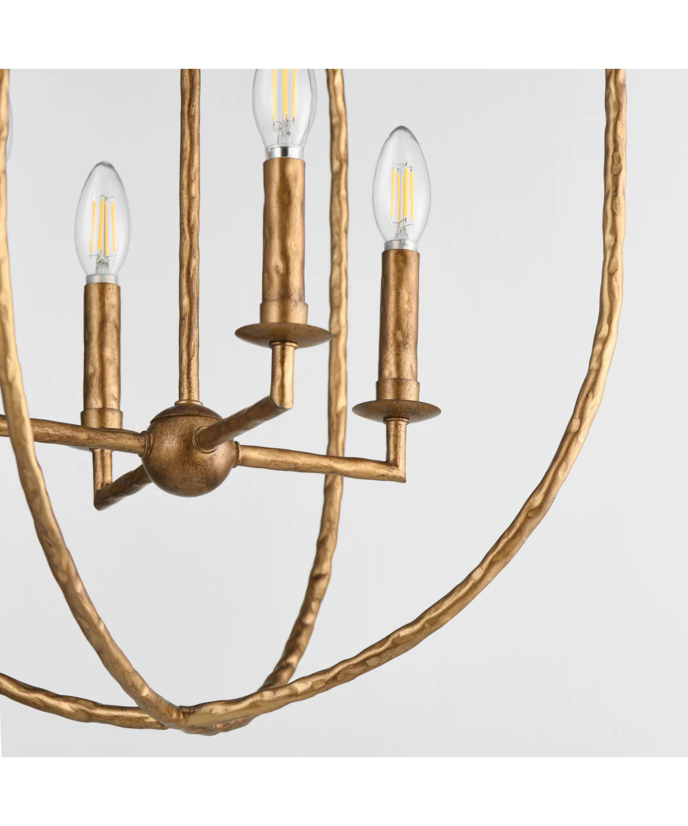 Martel 4-Light Pendant Etruscan Gold - Image 4