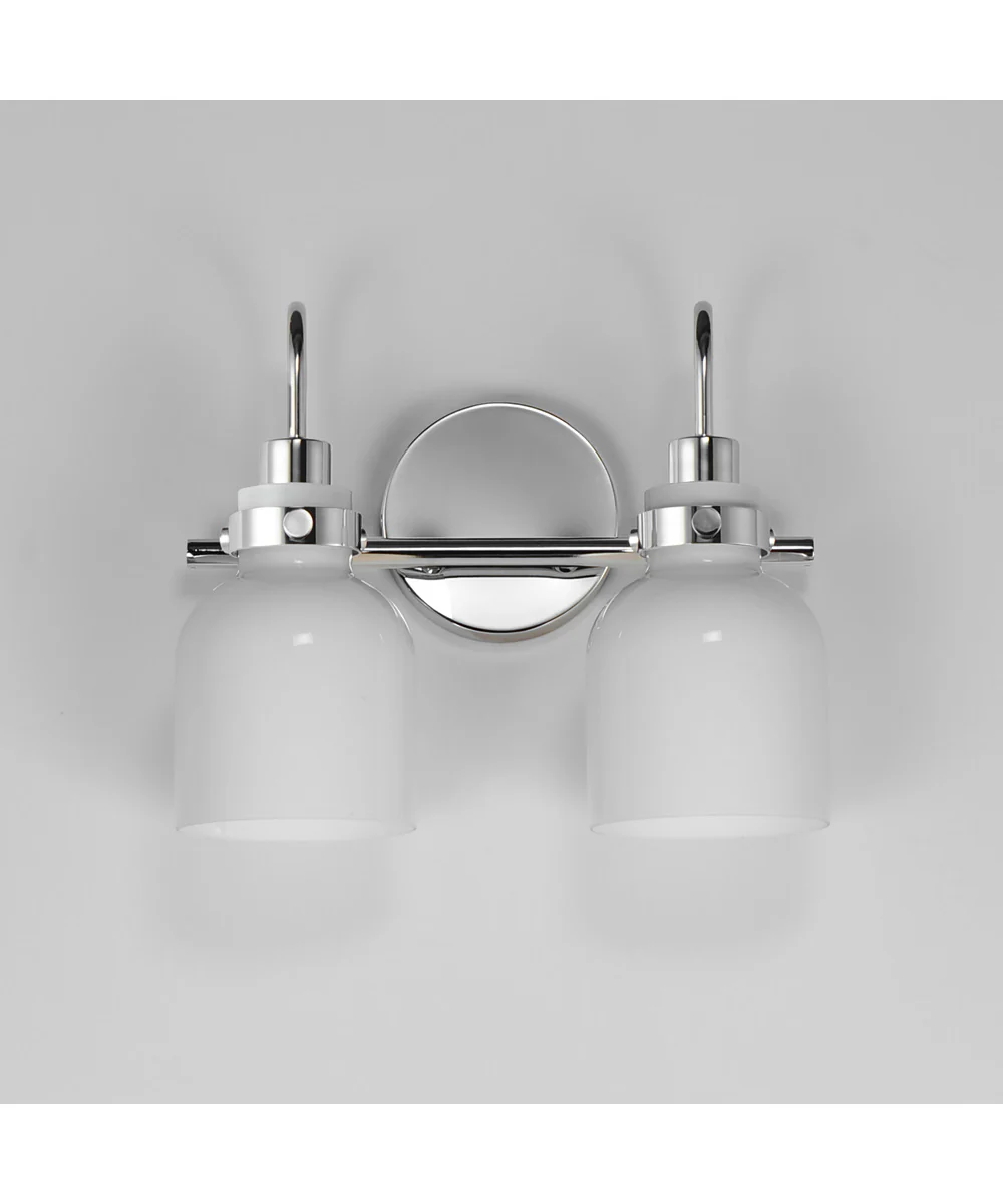 Milk 2-Light Bath Vanity Polished Chrome - Image 2