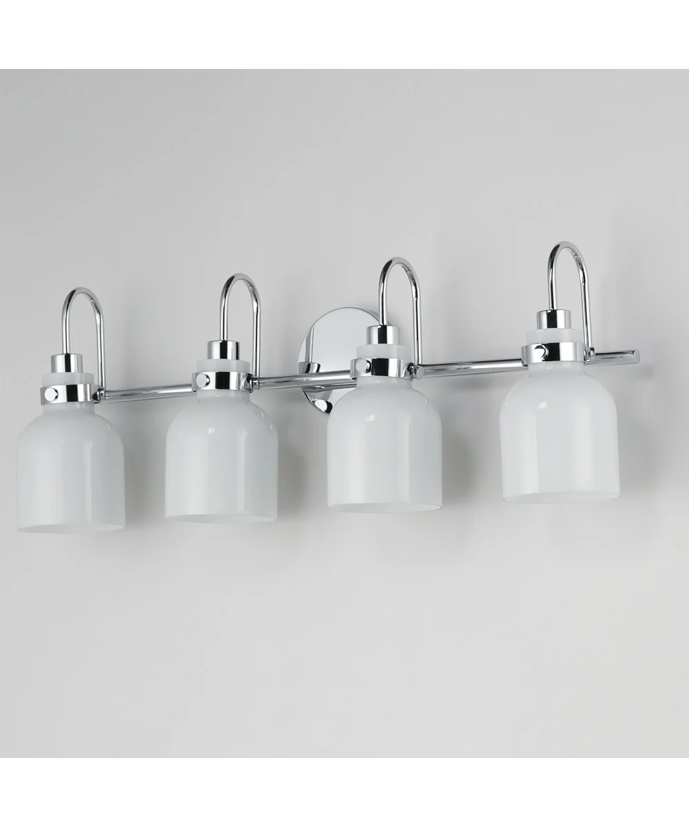 Milk 4-Light Bath Vanity Polished Chrome - Image 4