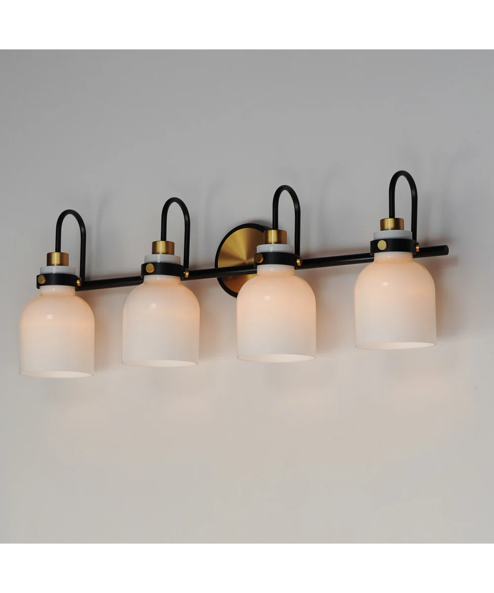 Milk 4-Light Bath Vanity Satin Brass - Image 5