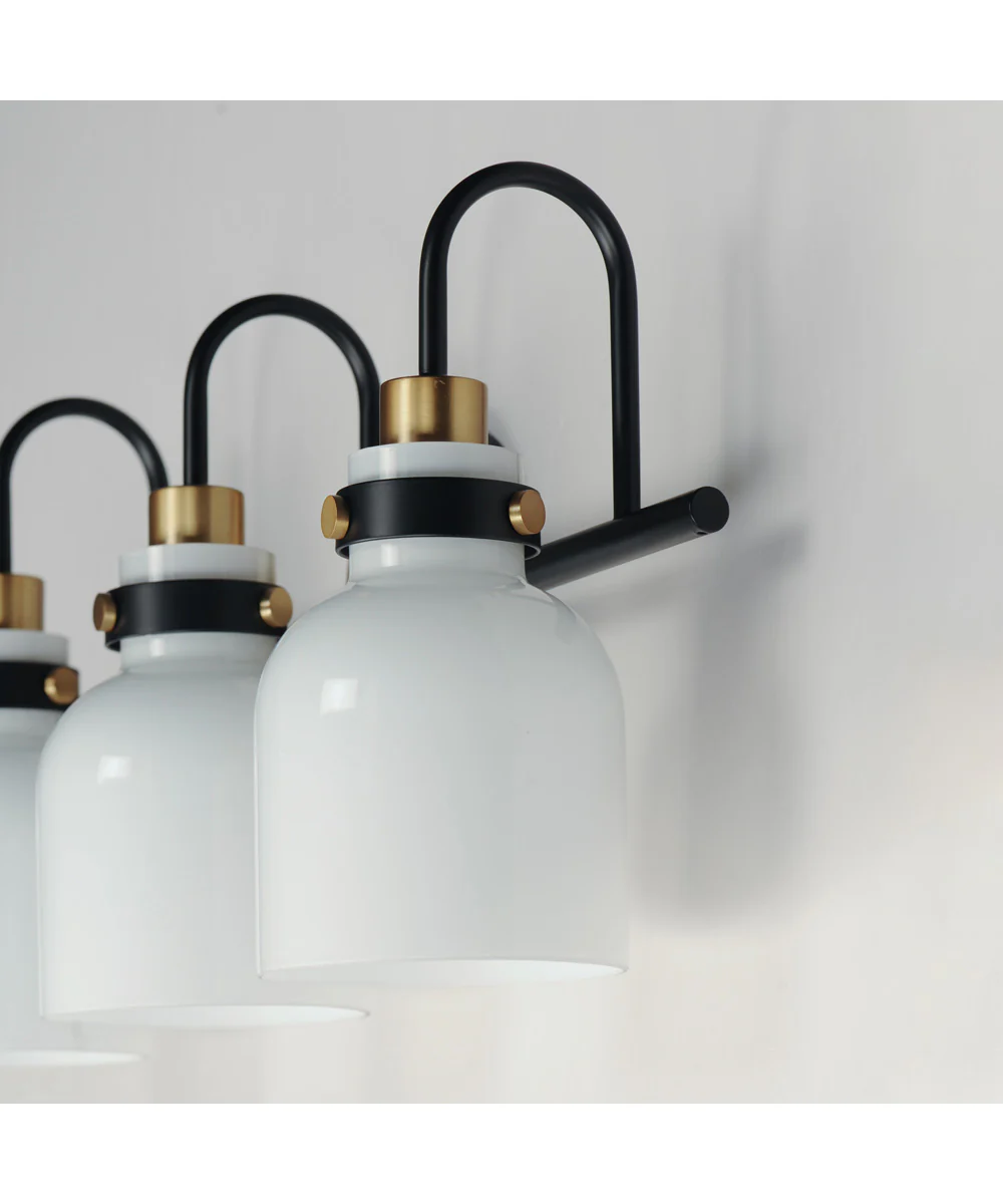 Milk 4-Light Bath Vanity Satin Brass - Image 6