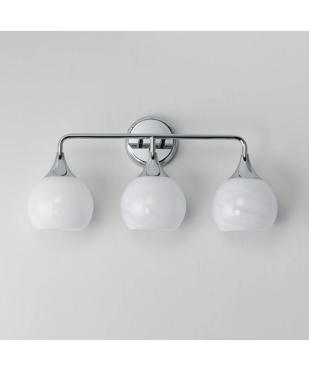 Neve 3-Light Bath Vanity Polished Chrome - Image 2