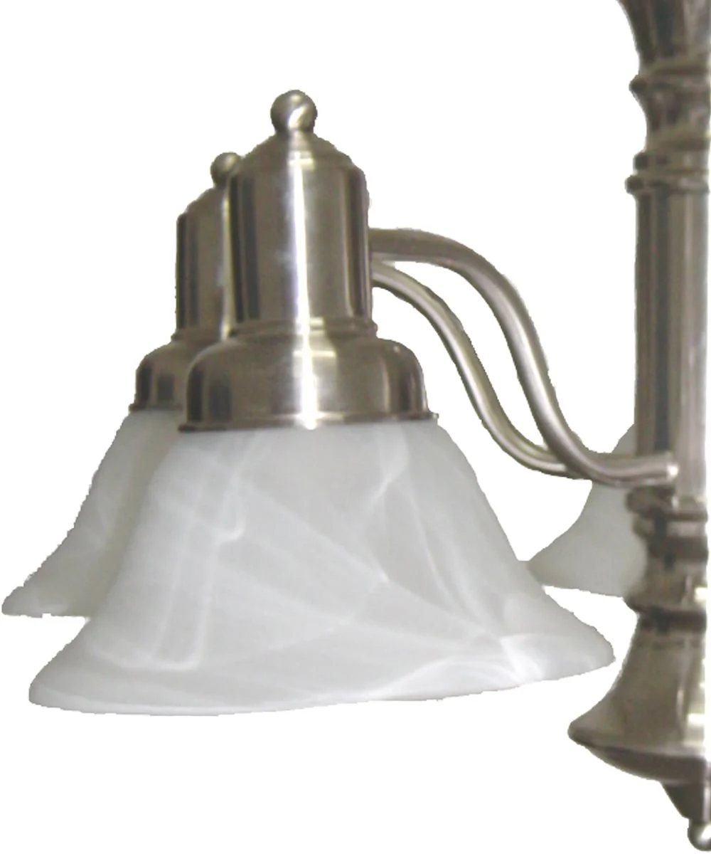 25"w Newburg 5-Light Down Light Chandelier Satin Nickel - Image 3