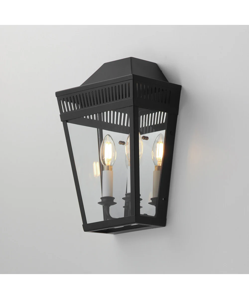 Oxford Outdoor 2-Light Wall Sconce Black - Image 5