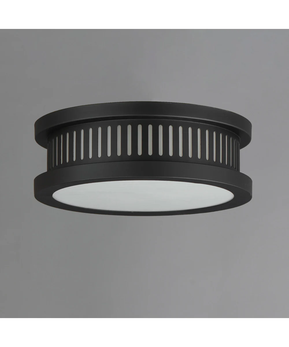 Oxford Outdoor 3-Light Flush Mount Black - Image 2