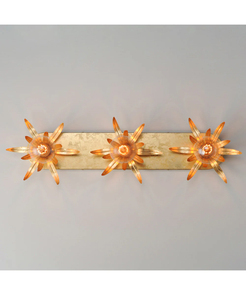 Paloma 3-Light Sconce Gold Leaf - Image 3