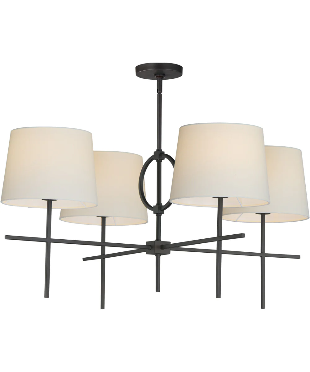 Paoli 4-Light Pendant Charcoal Bronze