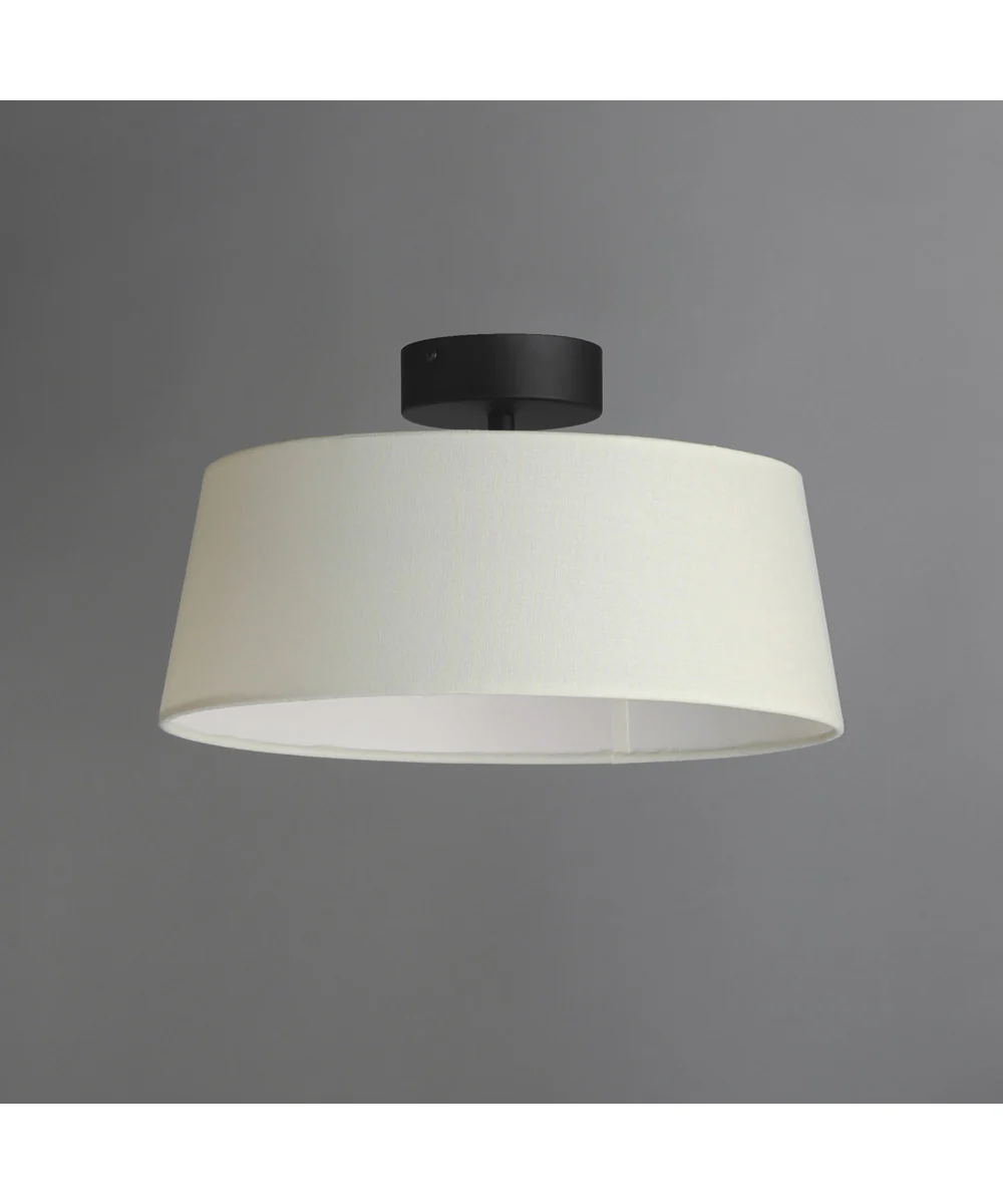 Paramount 16 inch LED Flush Mount Natural Aged Brass - Image 2