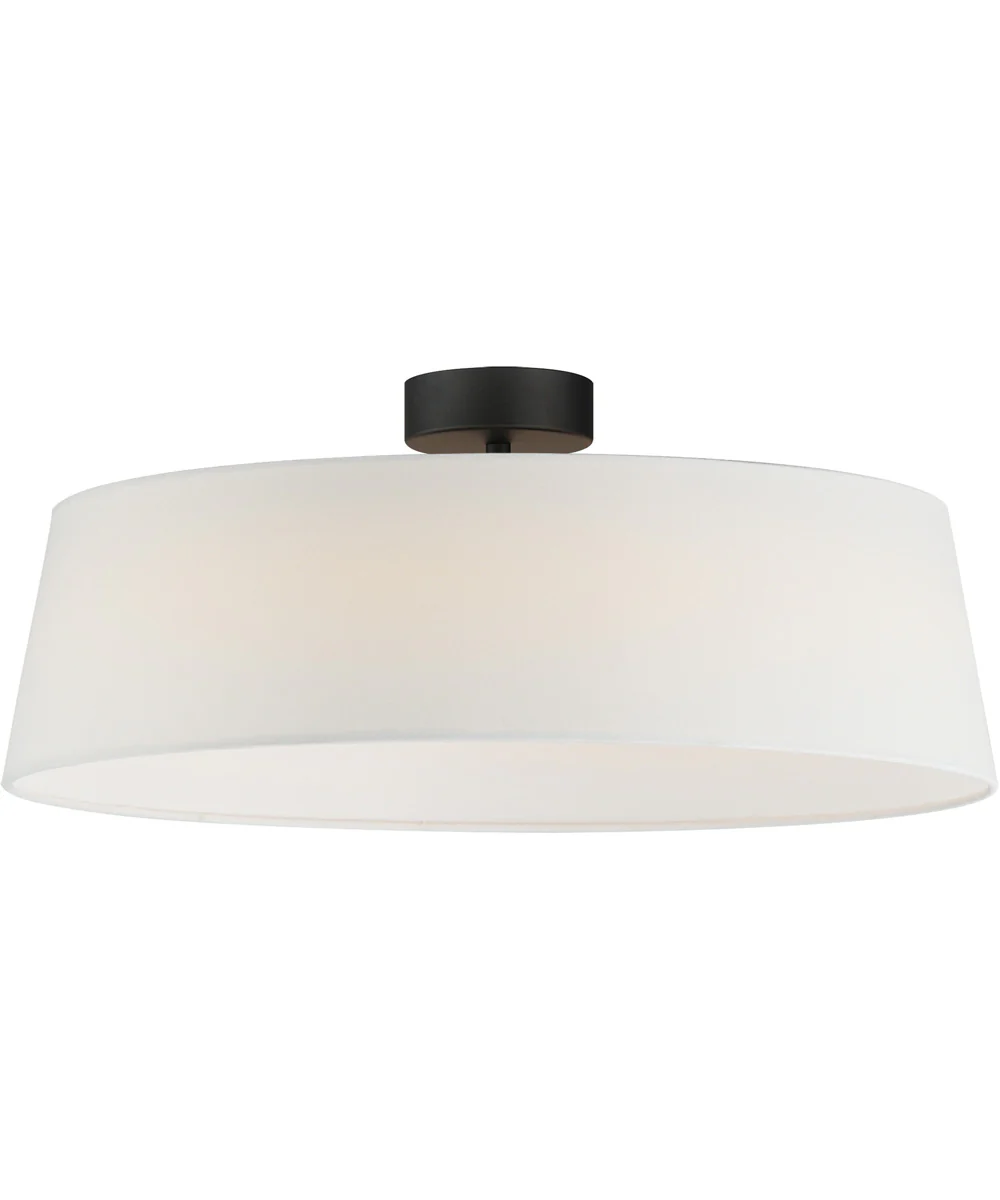 Paramount 21 inch LED Flush Mount Black