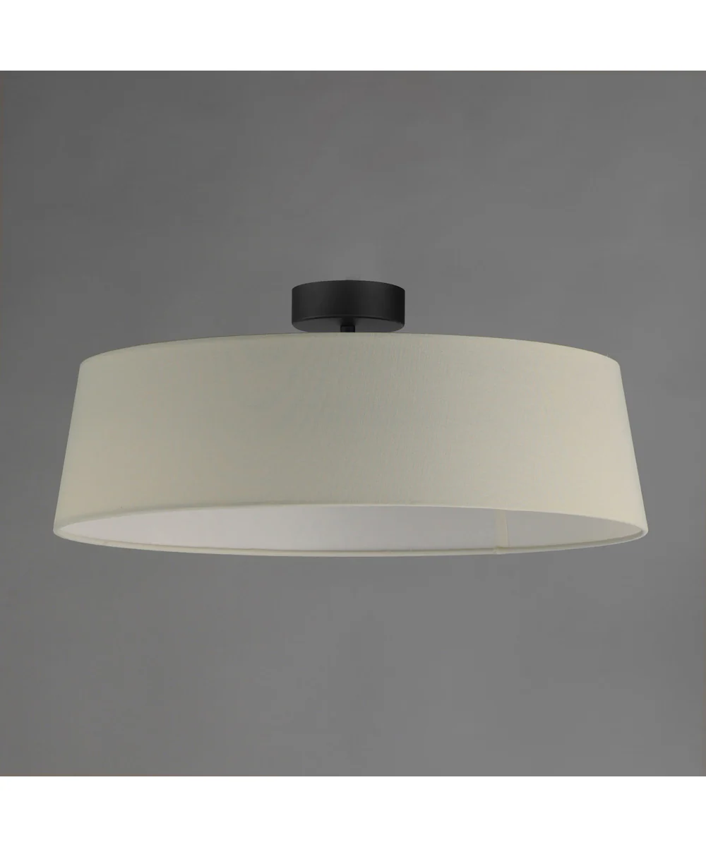 Paramount 21 inch LED Flush Mount Natural Aged Brass - Image 2
