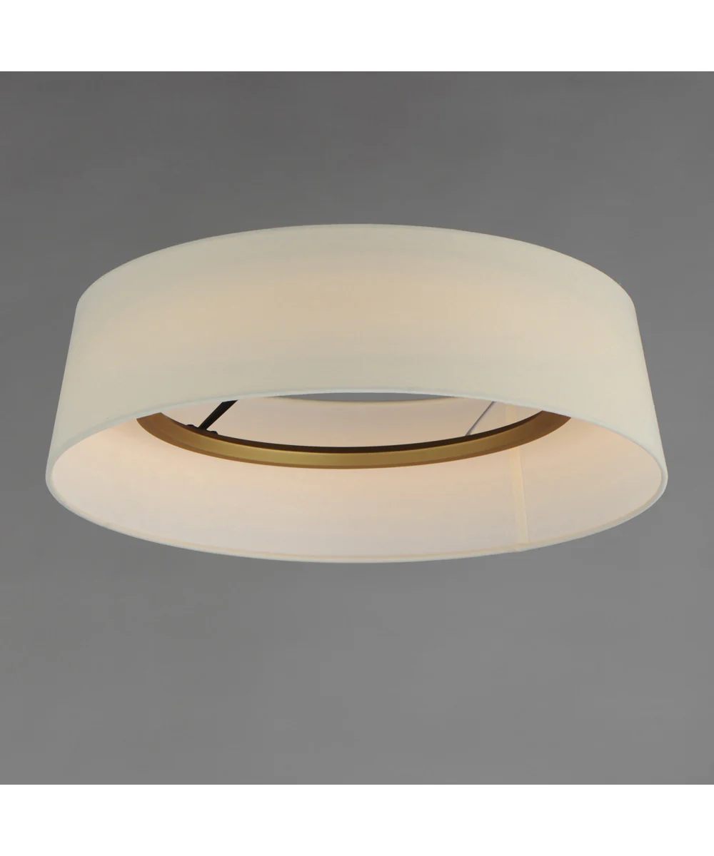 Paramount 21 inch LED Flush Mount Natural Aged Brass - Image 3