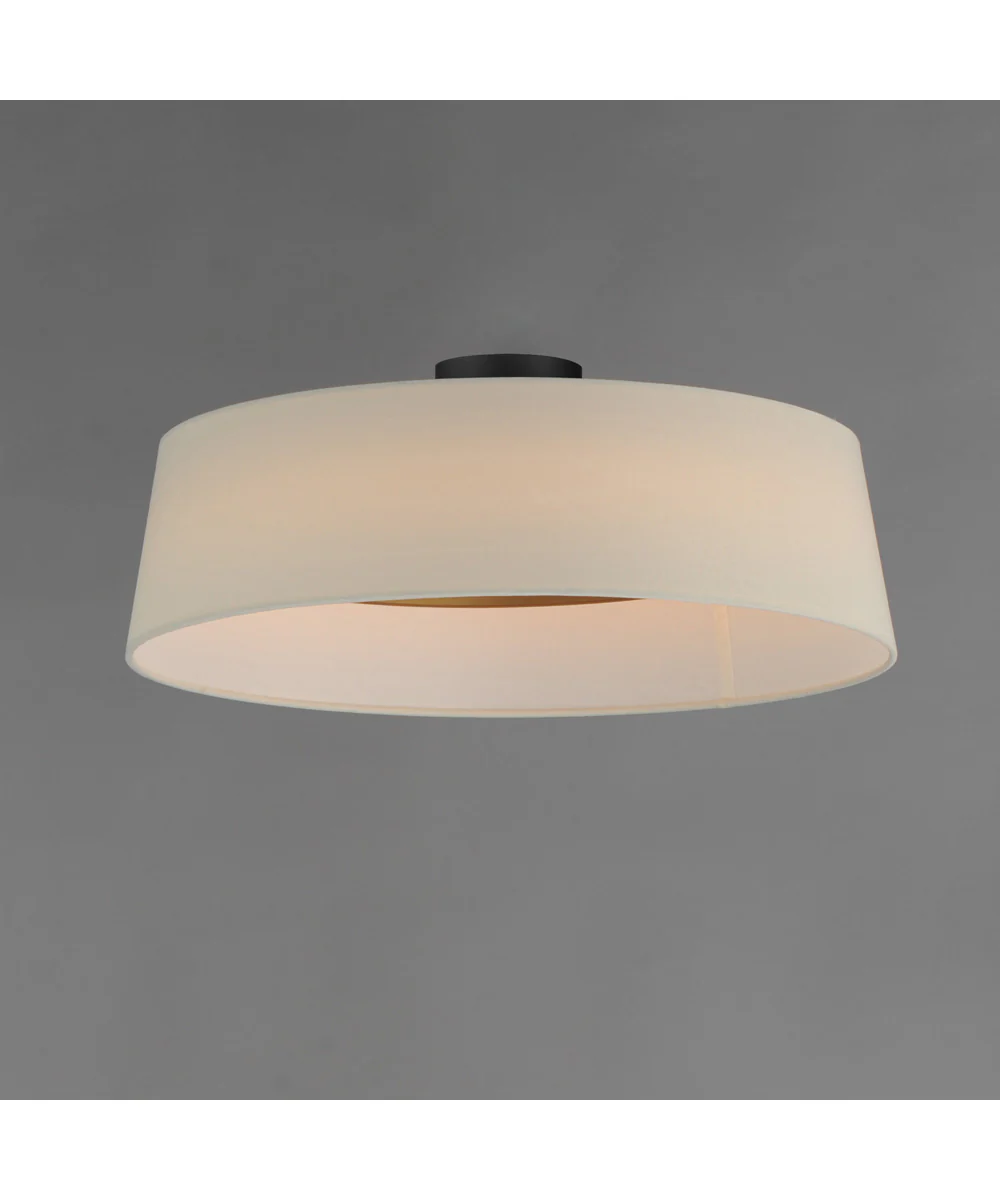 Paramount 21 inch LED Flush Mount Natural Aged Brass - Image 4