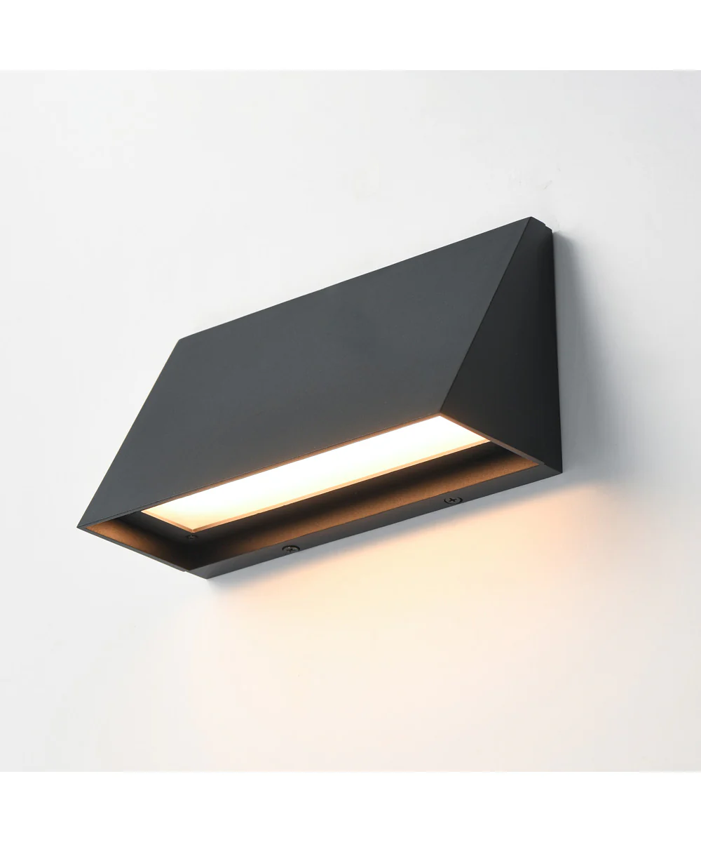 Pathfinder Wide LED Wall Sconce - 5CCT Black - Image 2
