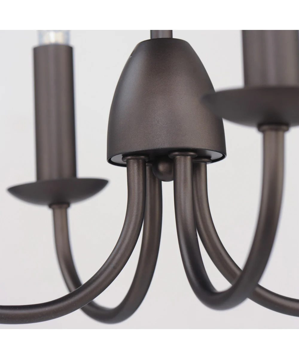Plumette 8-Light Linear Pendant Chestnut Bronze - Image 5