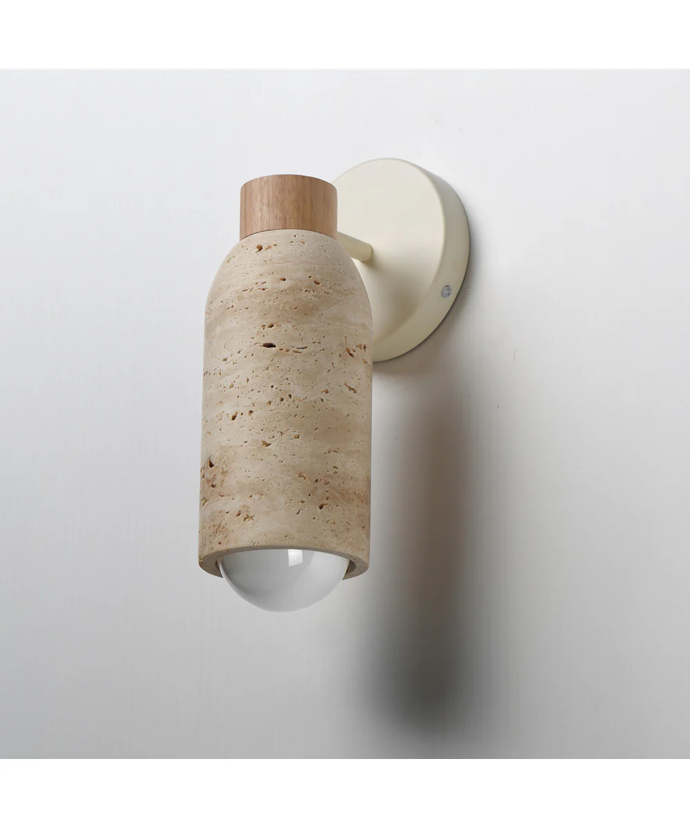 Pompeii 1-Light Wall Sconce Travertine / Oyster - Image 5