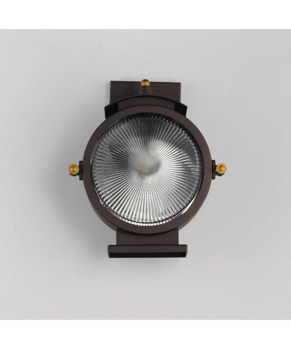 Portside 1-Light Outdoor Wall Sconce Oil Rubbed Bronze / Antique Brass - Image 2