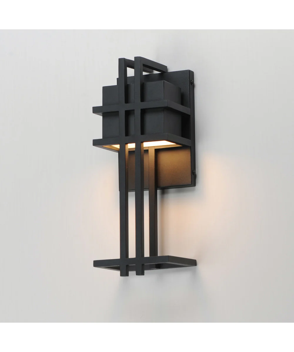 Prairie 13 inch LED Outdoor Wall Sconce Black - Image 4