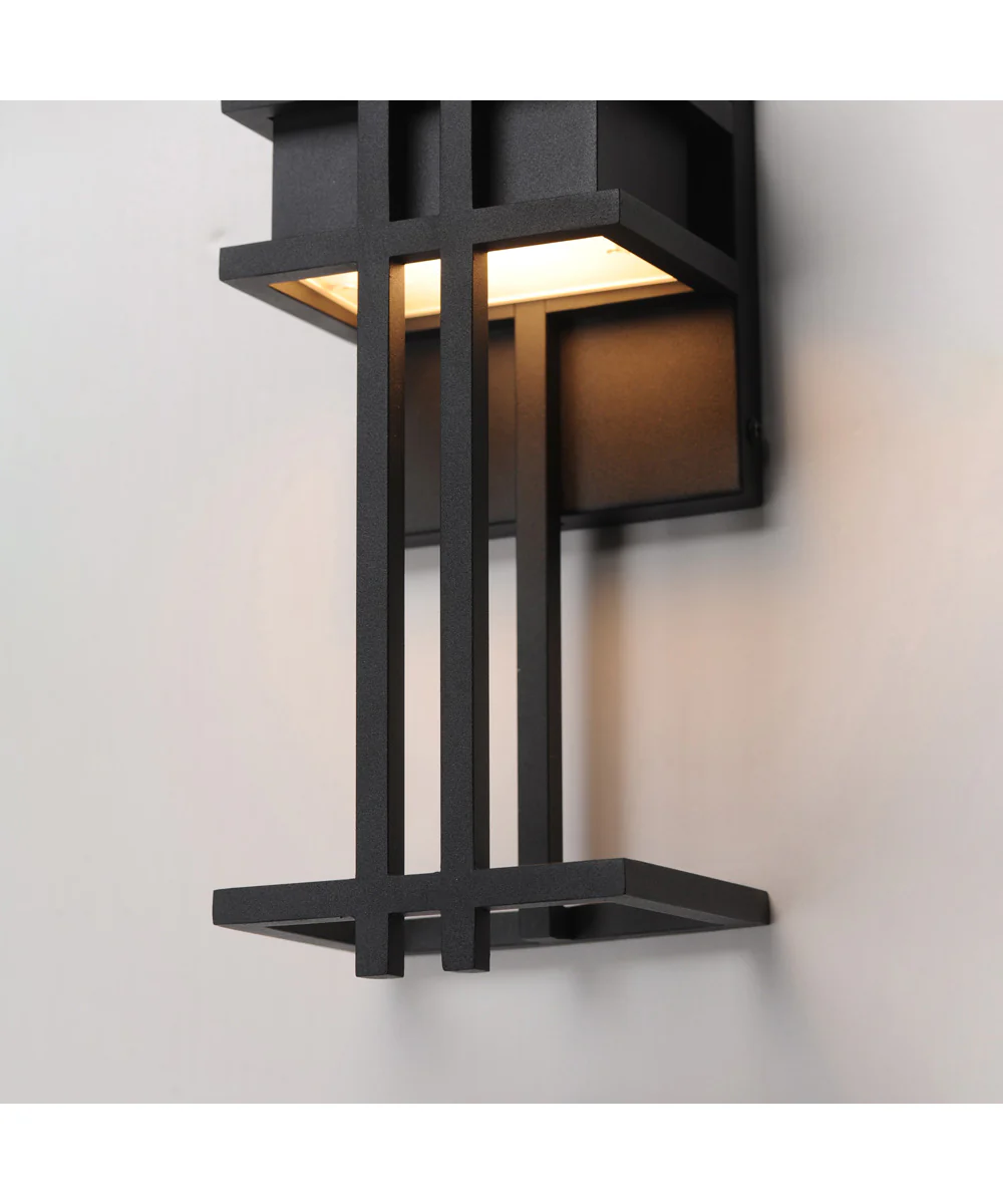 Prairie 13 inch LED Outdoor Wall Sconce Black - Image 6