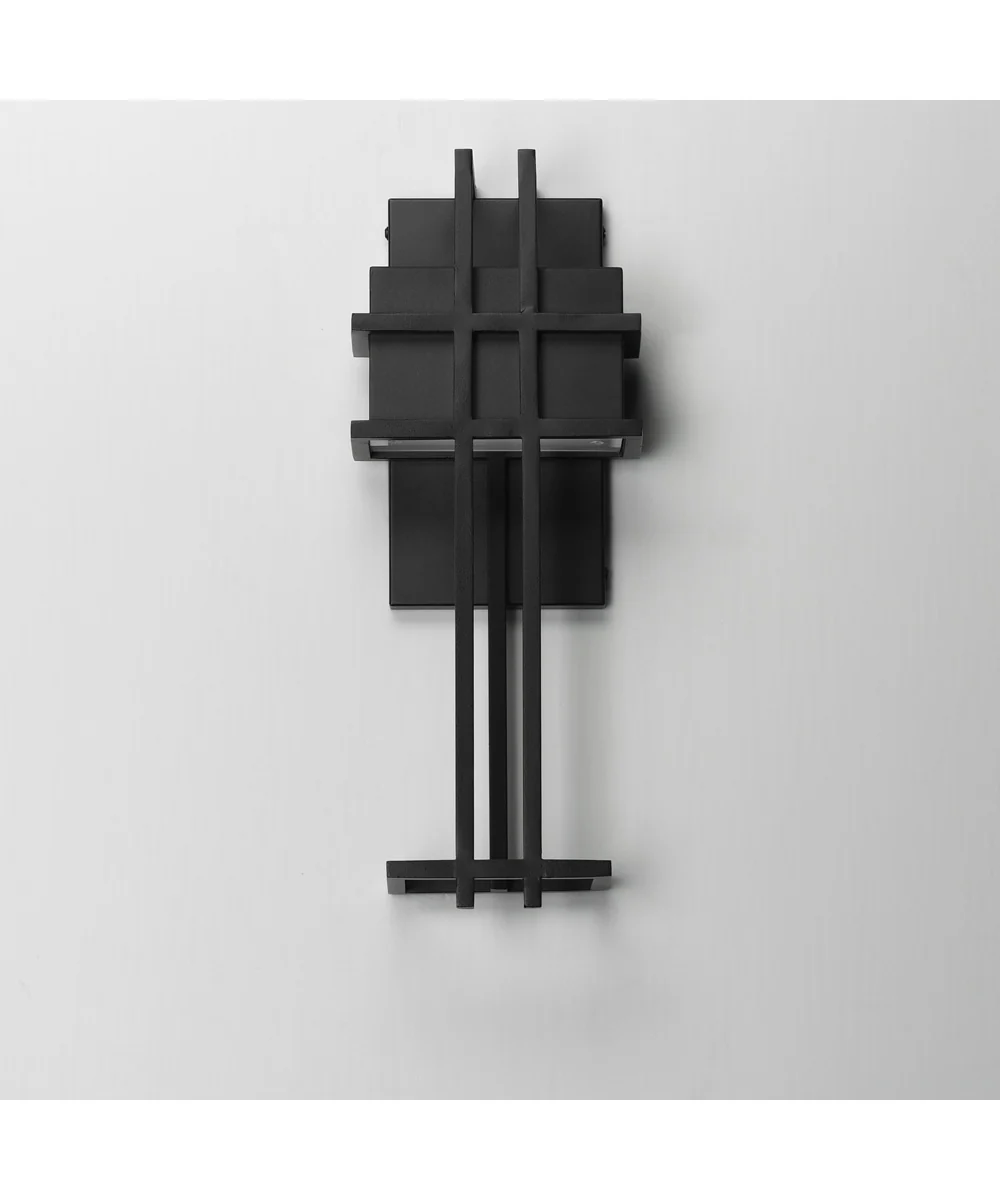 Prairie 17 inch LED Outdoor Wall Sconce Black - Image 2