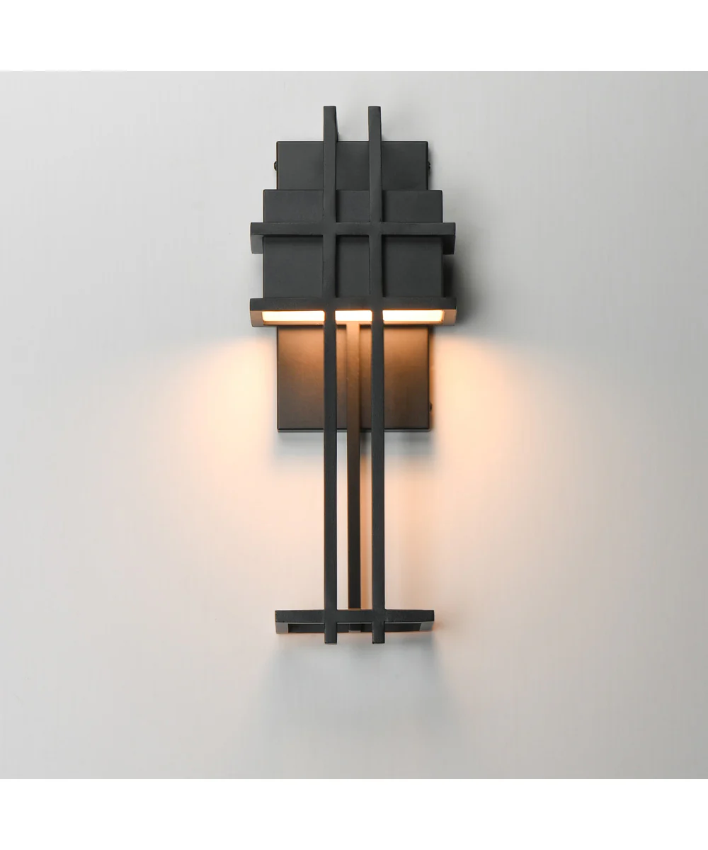 Prairie 17 inch LED Outdoor Wall Sconce Black - Image 3