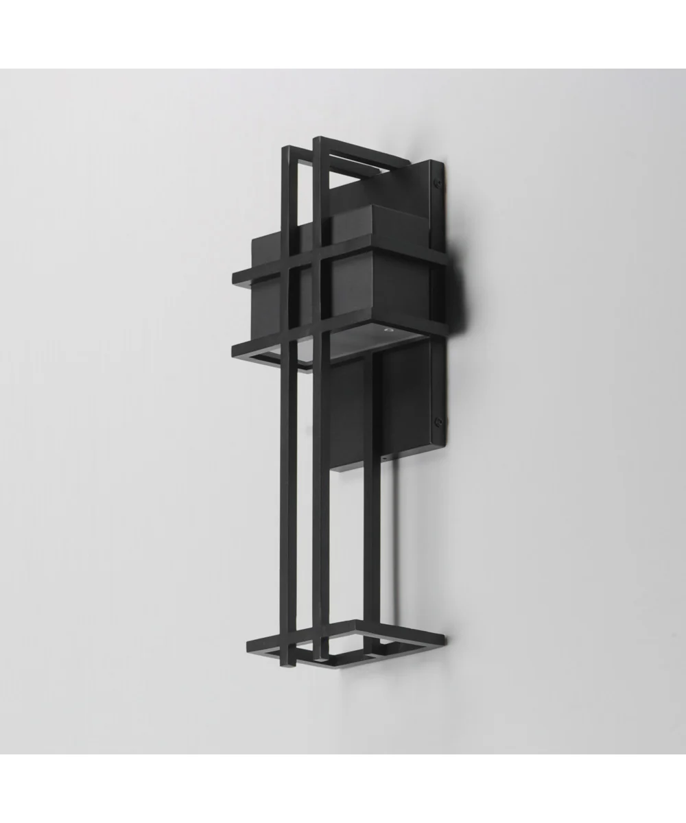 Prairie 17 inch LED Outdoor Wall Sconce Black - Image 4