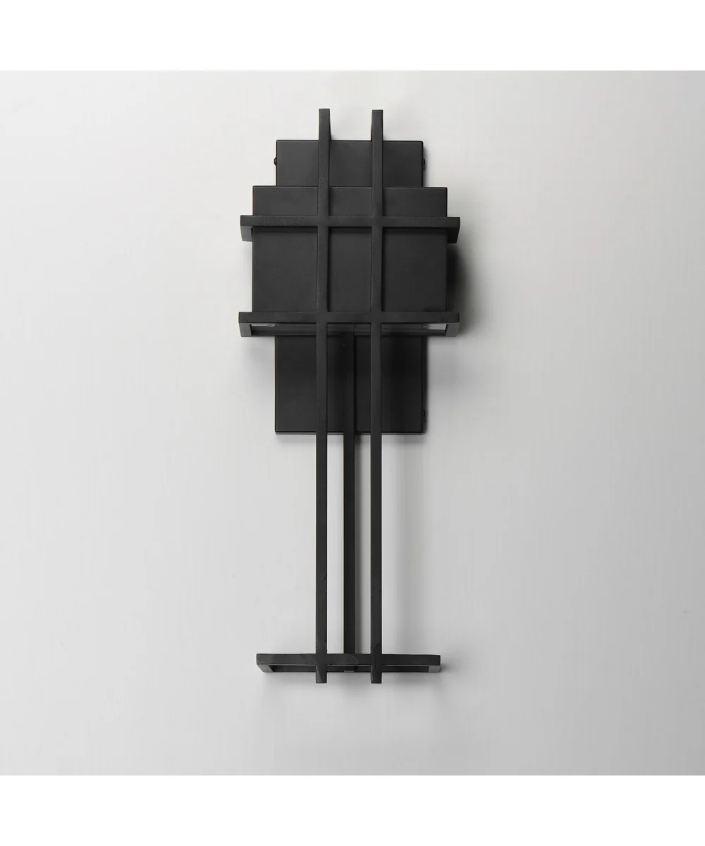 Prairie 21 inch LED Outdoor Wall Sconce Black - Image 2