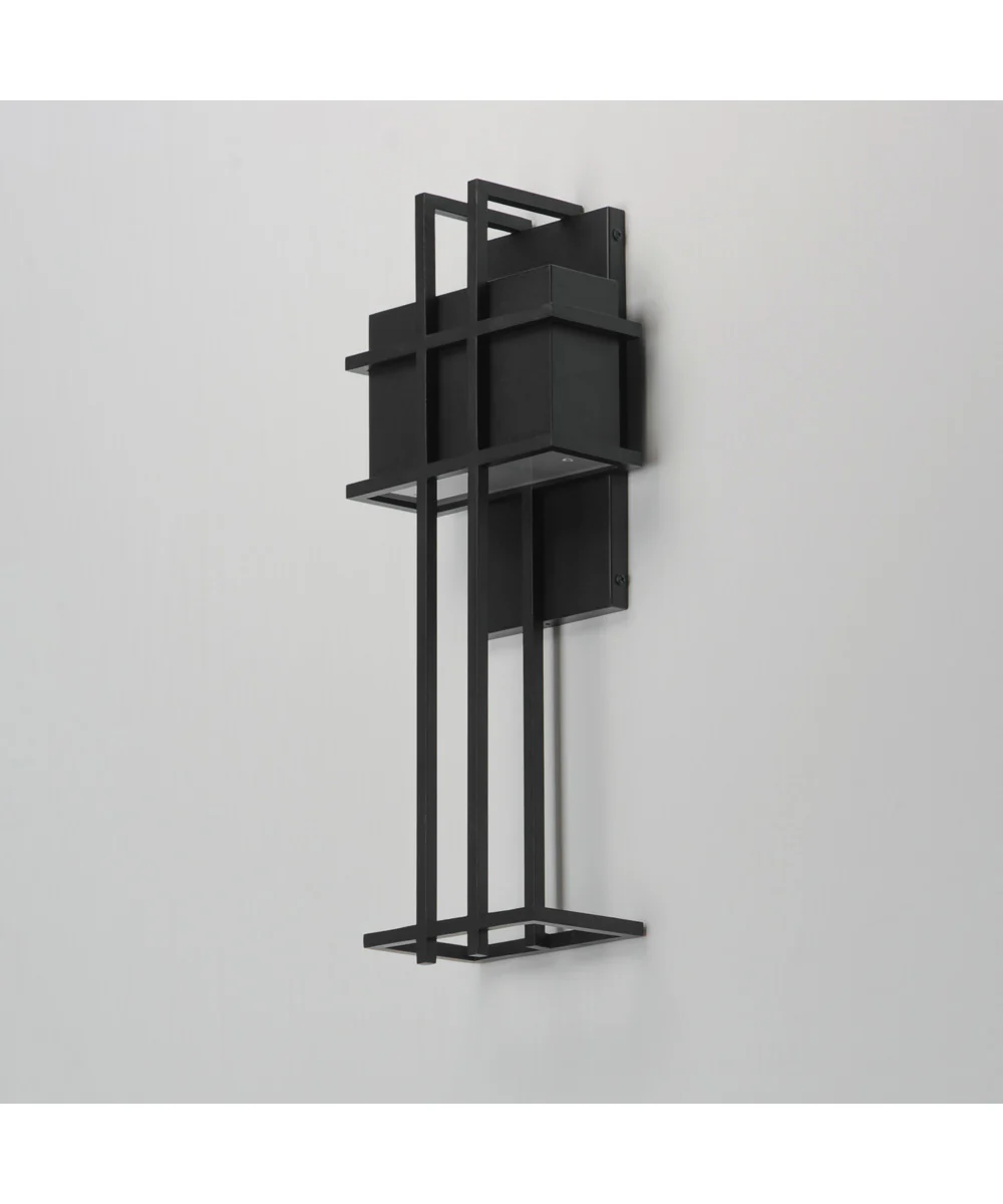 Prairie 21 inch LED Outdoor Wall Sconce Black - Image 4