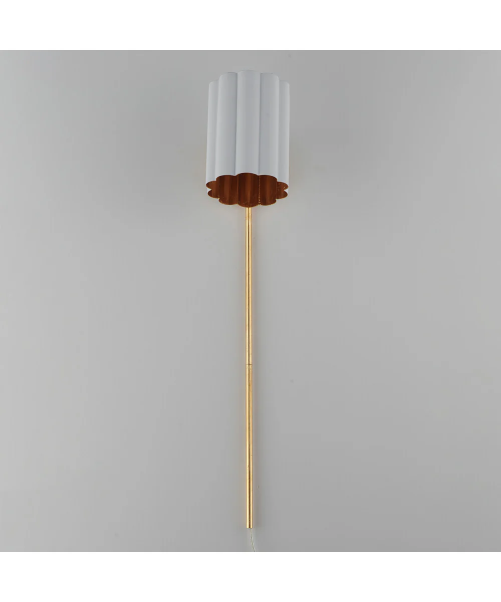 Primrose 1-Light Wall Sconce Gold Leaf - Image 2